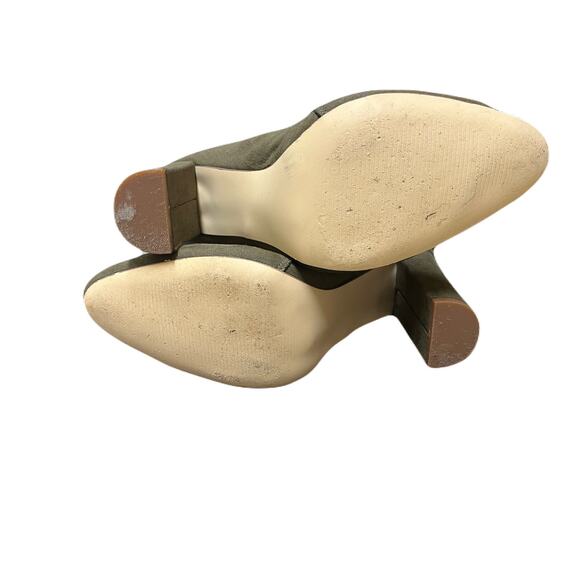 Just Fabulous Olive Green Long Boots Size 8.5 - Picture 5 of 9